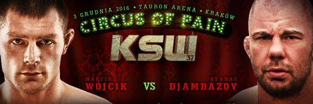 Marcin Wójcik vs Atanas Djambazov w karcie walk KSW 37