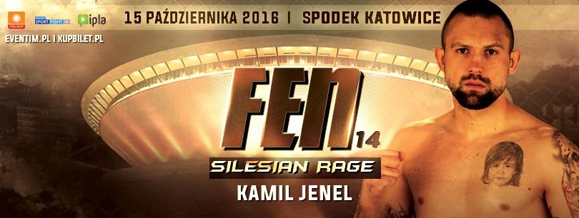 Kamil Jenel triumfuje w wielkim stylu na gali FEN 14