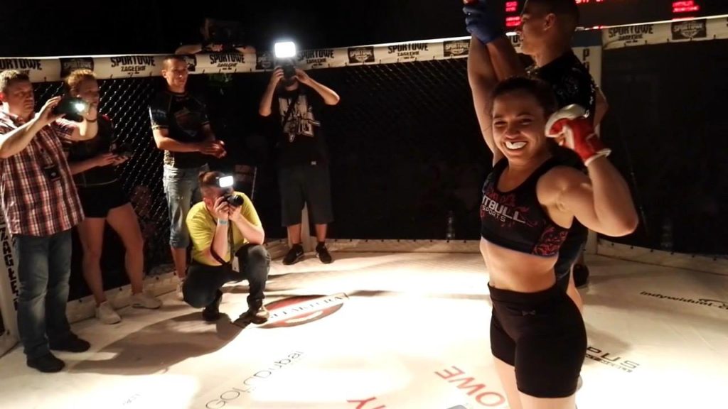 Hanna „Tyson” Gujwan po walce na gali Rizin FF