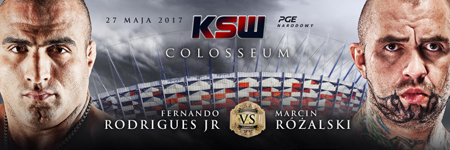 Rodrigues vs Różalski pierwszym oficjalnym pojedynkiem gali KSW na PGE Narodowym