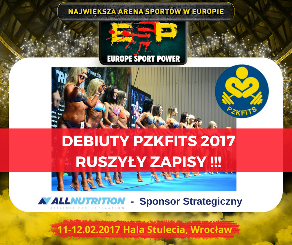Ruszyły zapisy na Debiuty kulturystyczne PZKFiTS – IFBB 2017!