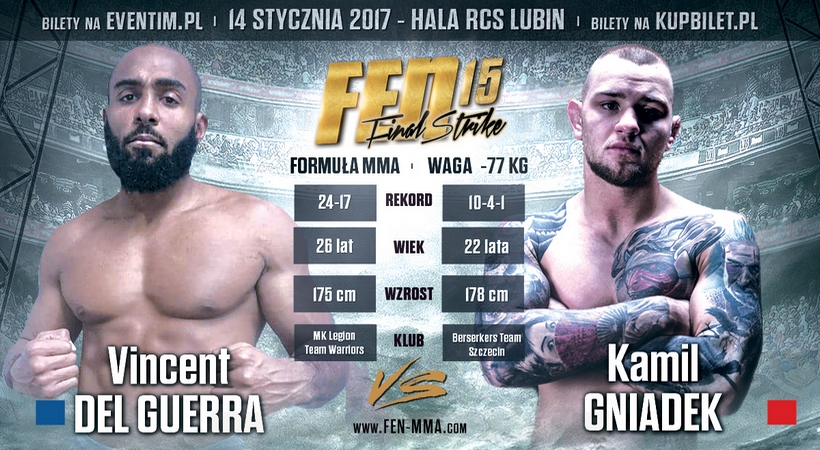 Trzy zmiany w fight cardzie FEN 15 Final Strike