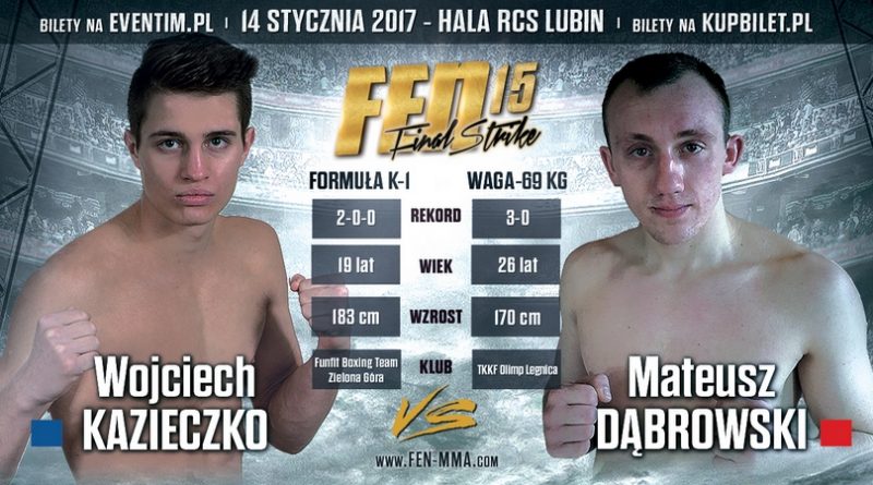 Dąbrowski zamiast Jankowskiego na FEN 15 Final Strike