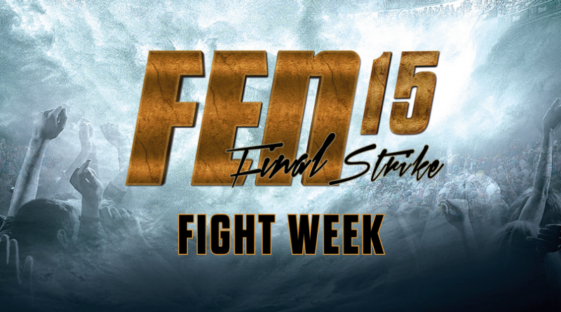 Rozkład jazdy gali FEN 15 Final Strike