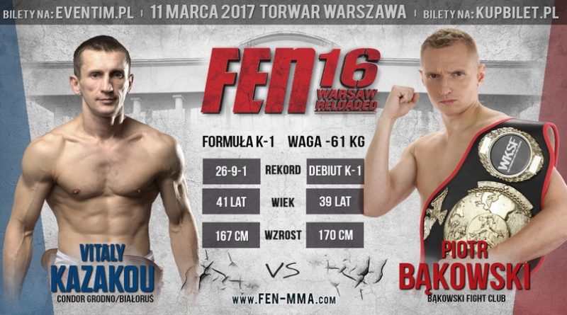 Piotr Bąkowski vs Vitaly Kazakou na FEN 16 Warsaw Reloaded