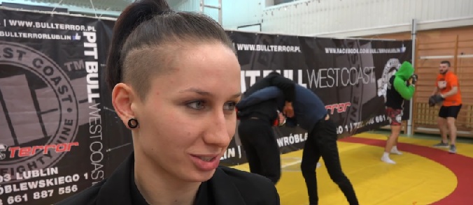 Katarzyna Marta Biegajło podczas MMA Amator CUP w Łęcznej ( VIDEO )