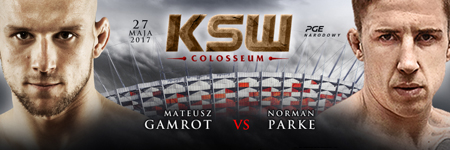 Mateusz Gamrot vs Norman Parke oficjalnie na KSW Colosseum
