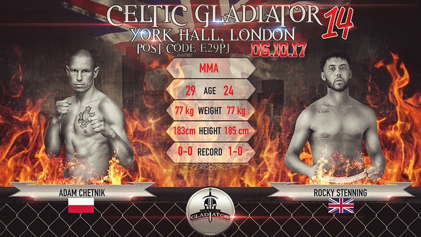 Celtic Gladiator: Adam Chętnik Vs. Rocky Stenning