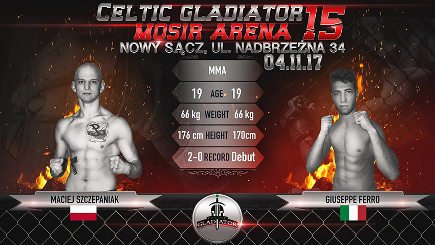 Celtic Gladiator: Maciej Szczepaniak Vs. Giuseppe Ferro