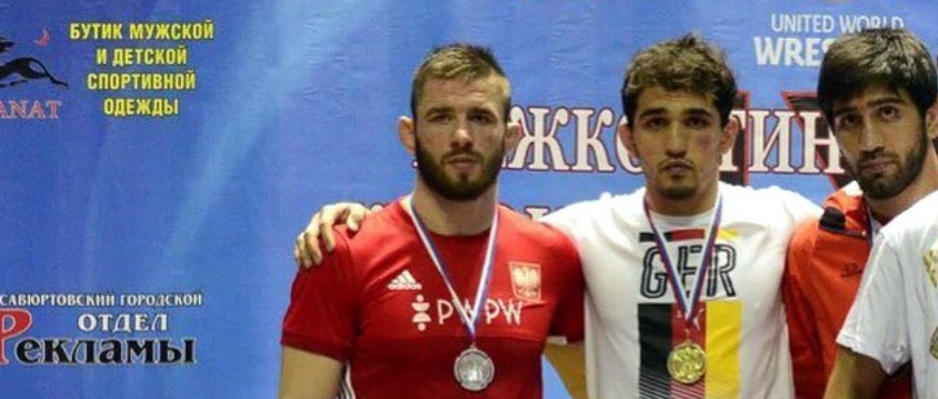 Zbigniew Baranowski i Robert Baran na podium w Khasavjurt
