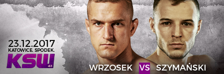 MARCIN WRZOSEK VS ROMAN SZYMAŃSKI OFICJALNIE NA KSW 41