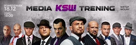 OFICJALNY MEDIA TRENING PRZED KSW 41 JUŻ W PONIEDZIAŁEK W WARSZAWIE