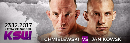 KSW41: DAMIAN JANIKOWSKI ZDOMINOWAŁ ANTONIEGO CHMIELEWSKIEGO