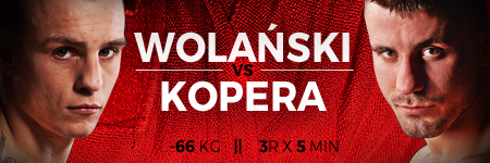 FILIP WOLAŃSKI PRZYWITA BARTKA KOPERĘ NA KSW 42 W ŁODZI