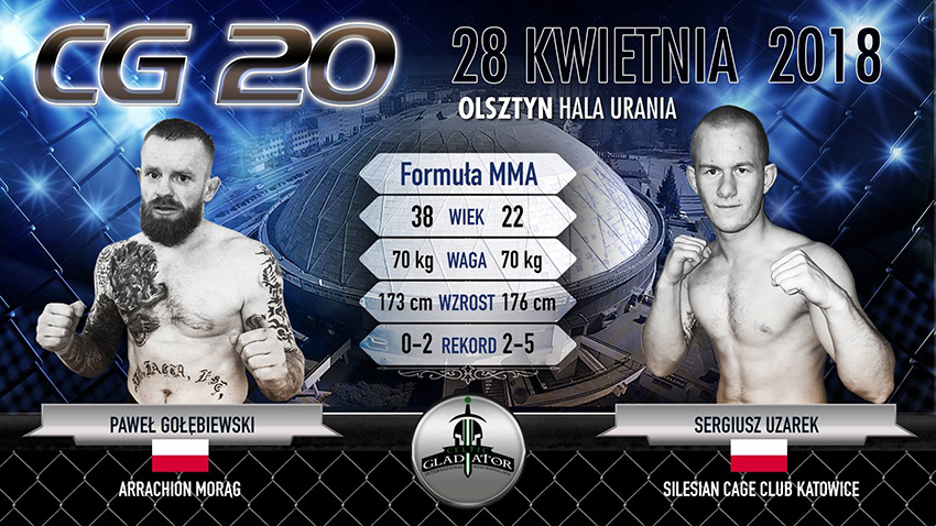 Paweł Gołębiewski vs Sergiusz „Serek” Uzarek – Celtic Gladiator 20