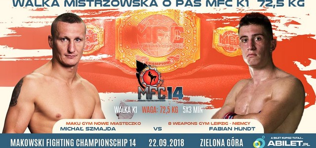 MFC 14: MICHAŁ SZYMAJDA ZAWALCZY O PAS
