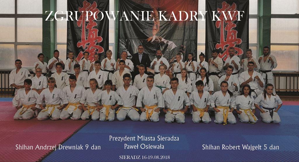 ZGRUPOWANIE KADRY KYOKUSHIN KWF, SIERADZ 2018
