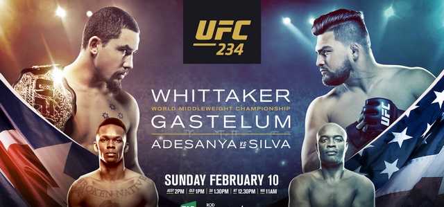 UFC 234: ZNAMY PEŁNĄ KARTĘ WALK