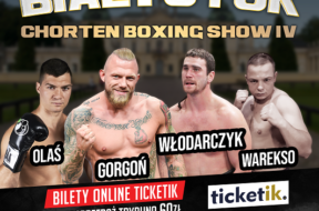 oficjalny plakat Biaystok Chorten Boxing Show IV