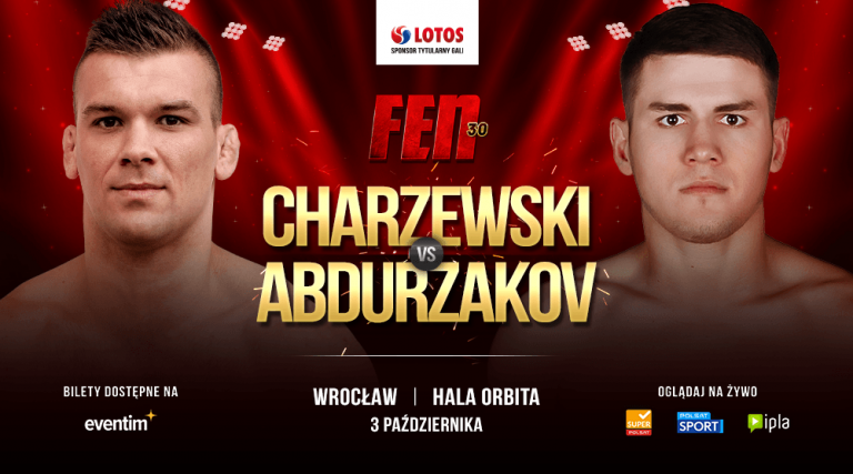 Abdurzakov rywalem Charzewskiego w rewanżu na FEN 30