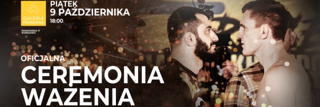 CEREMONIA WAŻENIA PRZED GALĄ KSW 55: ASKHAM VS KHALIDOV 2