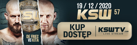 RUSZYŁA SPRZEDAŻ DOSTĘPÓW DO GALI KSW 57