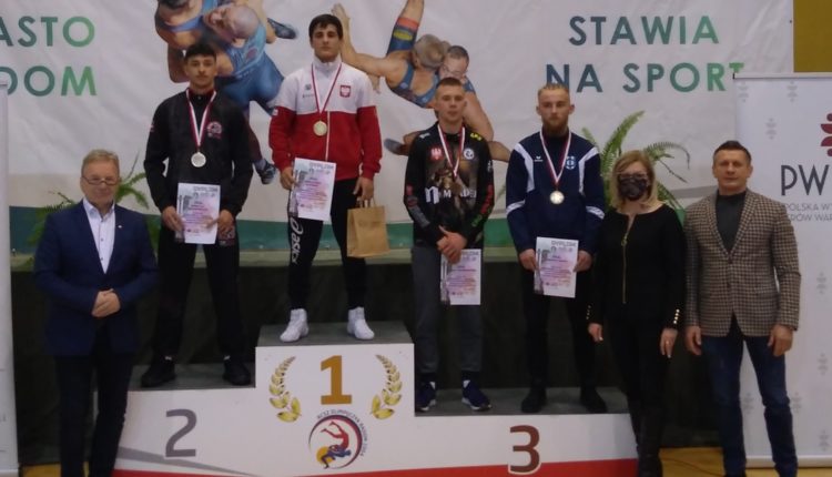 Arslanbek Salimov zapaśnik KS Wschód Białystok zwycięzcą Pucharu Polski Seniorów w zapasach w stylu klasycznym