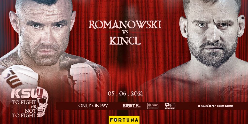 ZWYCIĘZCA „TYLKO JEDEN”, TOMASZ ROMANOWSKI ZMIERZY SIĘ Z PATRIKIEM KINCLEM NA KSW 61