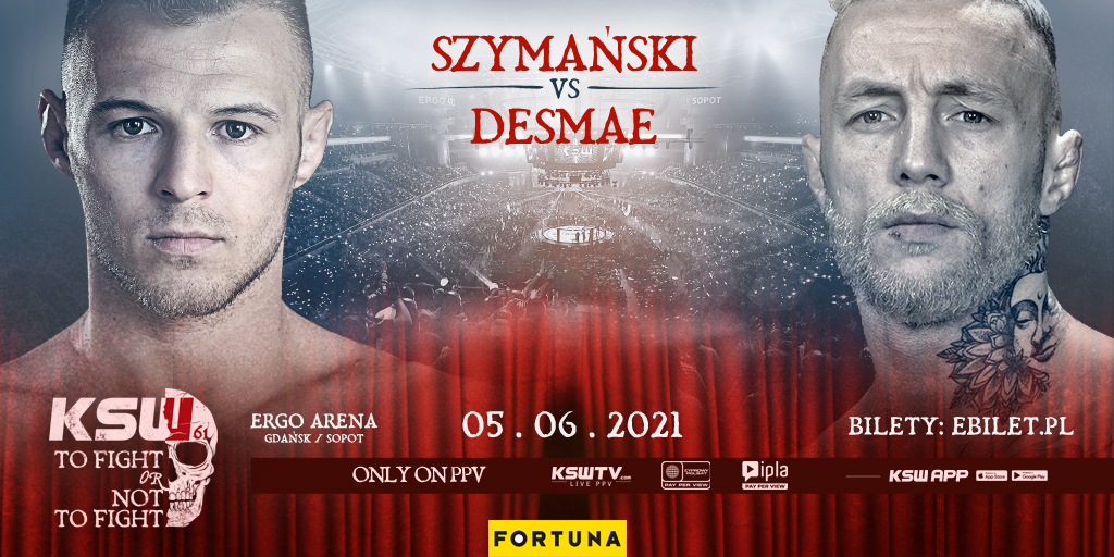 ROMAN SZYMAŃSKI KONTRA DONOVAN DESMAE KOLEJNYM STARCIEM GALI KSW 61