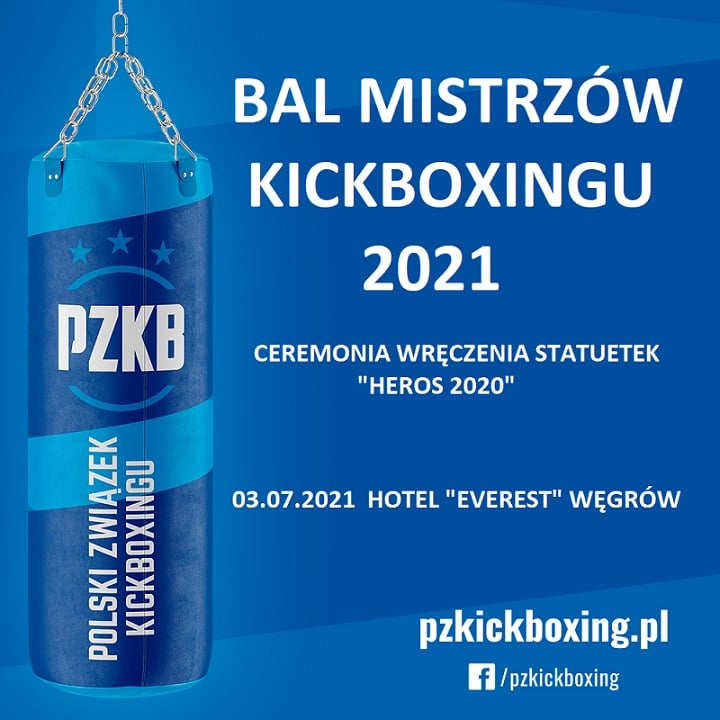 Bal Mistrzów Polskiego Związku Kickboxingu „Heros 2020” w Węgrowie
