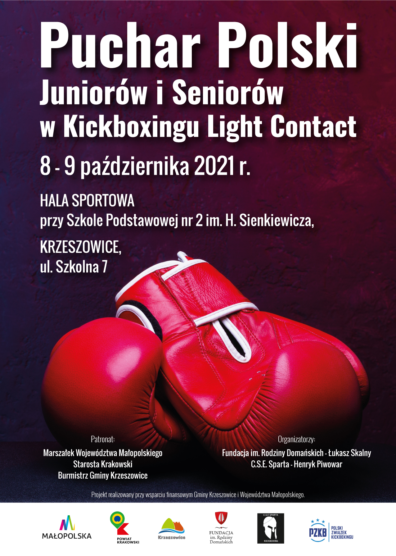 Puchar Polski w Kickboxingu w formule Light Contact_08-09.10.2021 – Krzeszowice