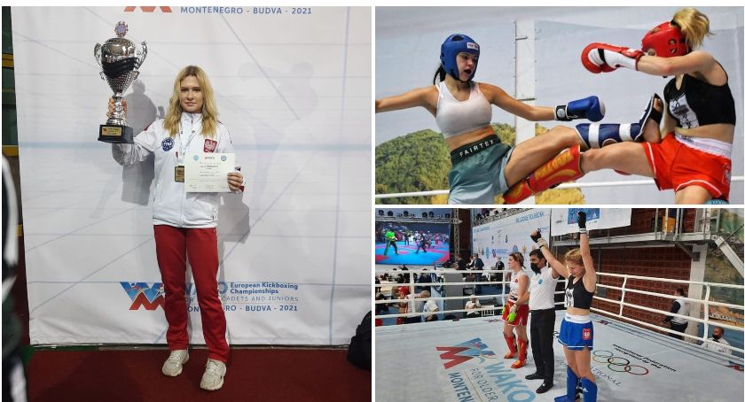 Nadzieja Polskiego Związku Kickboxingu” – Julia Marciniak (KSW Szczecinek), Mistrzyni Europy Juniorek Starszych