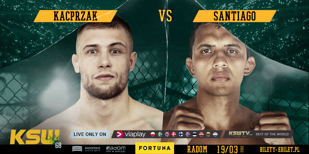 KOLEJNY ZAWODNIK Z RADOMIA POJAWI SIĘ NA KSW 68! WSZYSTKIE STARCIA OGŁOSZONE