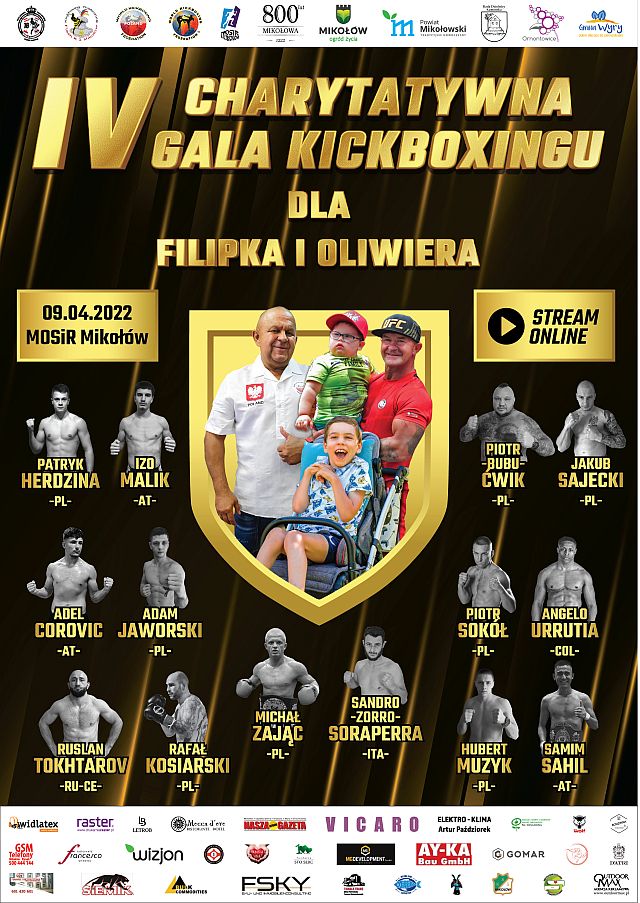 ZAPOWIEDŹ: CHARYTATYWNA GALA SPORTÓW WALKI