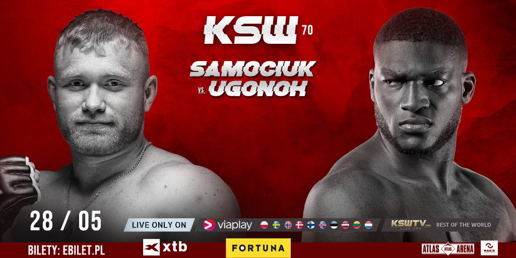 KOLEJNE STARCIE W WADZE CIĘŻKIEJ NA KSW 70! MAREK SAMOCIUK I IZU UGONOH SPOTKAJĄ SIĘ PONOWNIE