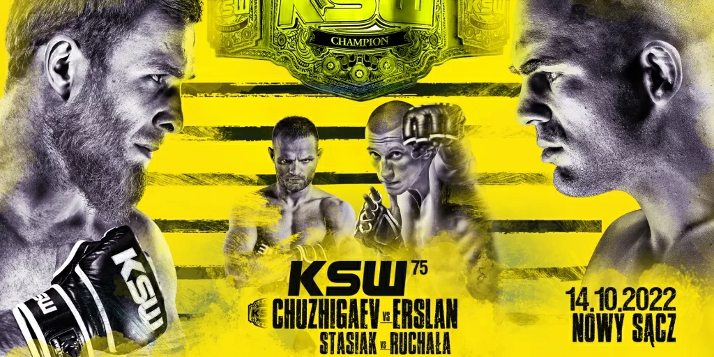 WALKA O PAS WAGI PÓŁCIĘŻKIEJ I STASIAK VS RUCHAŁA NA GALI KSW 75 W NOWYM SĄCZU