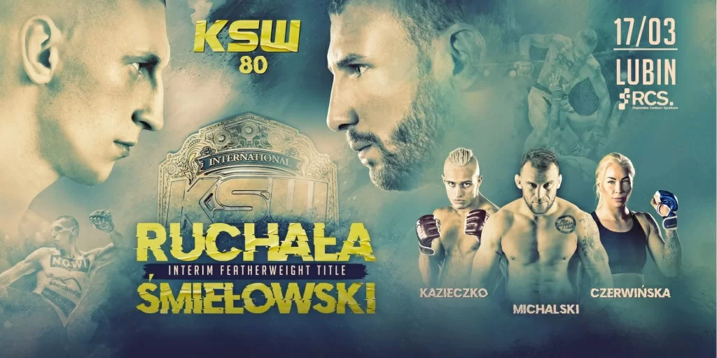 CZWÓRKA NIEPOKONANYCH ZAWODNIKÓW I STARCIE O PAS NA GALI KSW 80 W LUBINIE