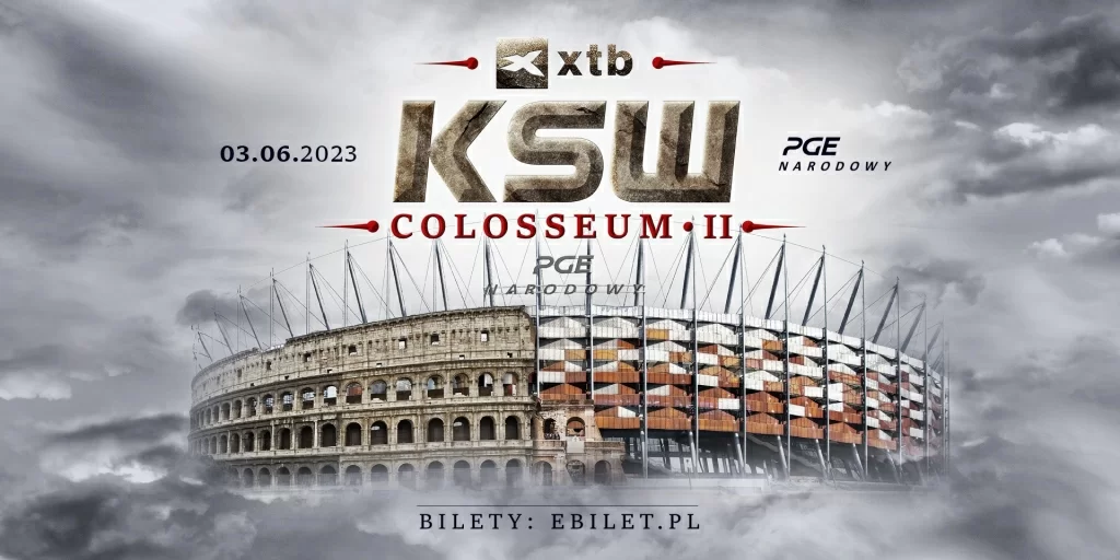 KSW WRACA NA PGE NARODOWY. GALA XTB KSW COLOSSEUM 2 JUŻ W CZERWCU!