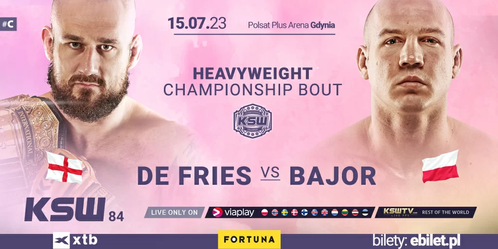 KOLEJNY POLAK RYWALEM PHILA DE FRIESA W STARCIU MISTRZOWSKIM NA PAS NA KSW 84