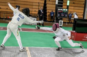 Epee Women Season 2023-24 In photo: JARECKA AleksandraPhoto Augusto Bizzi
