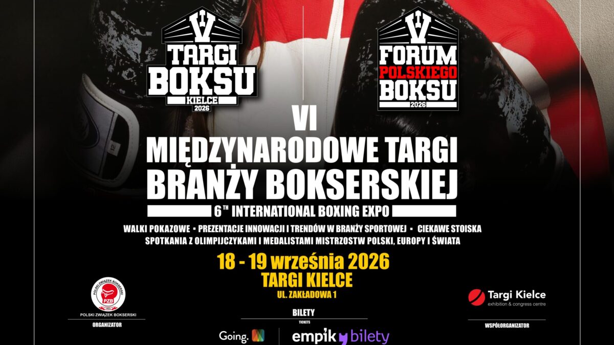 Ruszyła sprzedaż biletów na VI Forum Polskiego Boksu i Międzynarodowe Targi Branży Bokserskiej